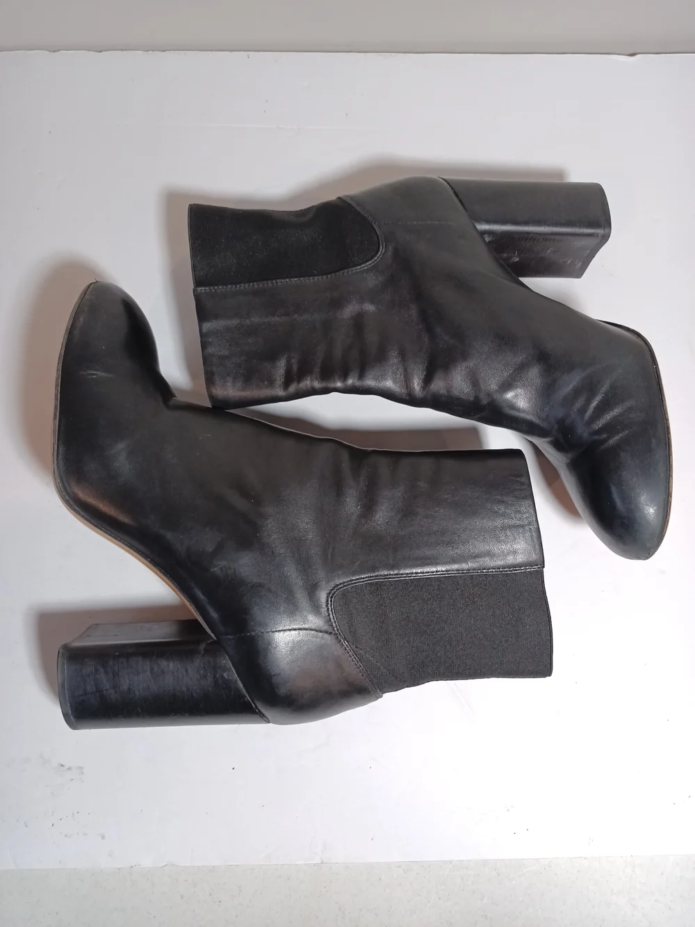 Rag & Bone Agnes Boot in Black Leather Size 40 US 10